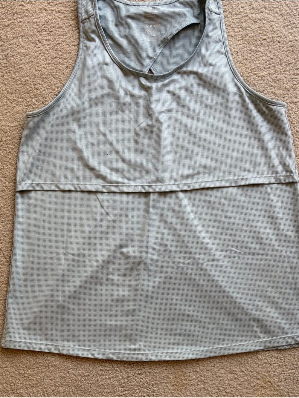 Light Gray Athletic Tank Top